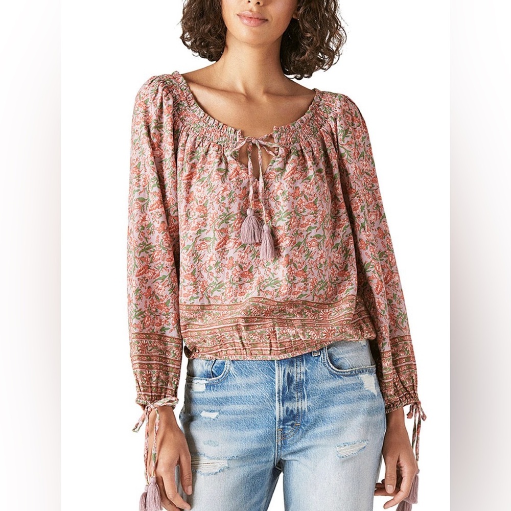 Lucky brand floral shirt